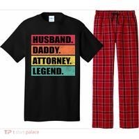 Husband Daddy Attorney Legend Retro Fathers Day Meaningful Gift Pajama Set thumb 0