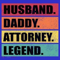 Husband Daddy Attorney Legend Retro Fathers Day Meaningful Gift Apron thumb 3