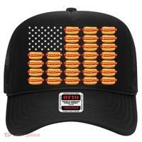 Hot Dog American Flag July 4th Patriotic Summer BBQ Funny Hat thumb 0