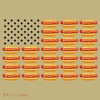 Hot Dog American Flag July 4th Patriotic Summer BBQ Funny Sweatshirt thumb 2