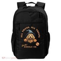 Halloween Dog All Tricks All Treats Spooky Doodle Co Backpack thumb 0