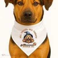 Halloween Dog All Tricks All Treats Spooky Doodle Co USA-Made Doggie Bandana thumb 1