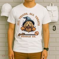 Halloween Dog All Tricks All Treats Spooky Doodle Co T-Shirt thumb 6