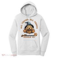 Halloween Dog All Tricks All Treats Spooky Doodle Co Women's Hoodie thumb 0