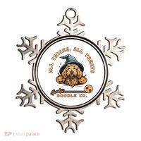 Halloween Dog All Tricks All Treats Spooky Doodle Co Ornament thumb 0
