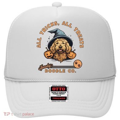 Halloween Dog All Tricks All Treats Spooky Doodle Co Hat