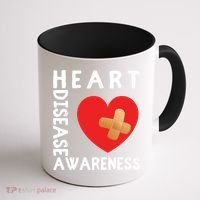 Heart Disease Awareness Month Chd Wear Red Day Gift Coffee Mug thumb 1