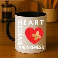 Heart Disease Awareness Month Chd Wear Red Day Gift Coffee Mug thumb 4