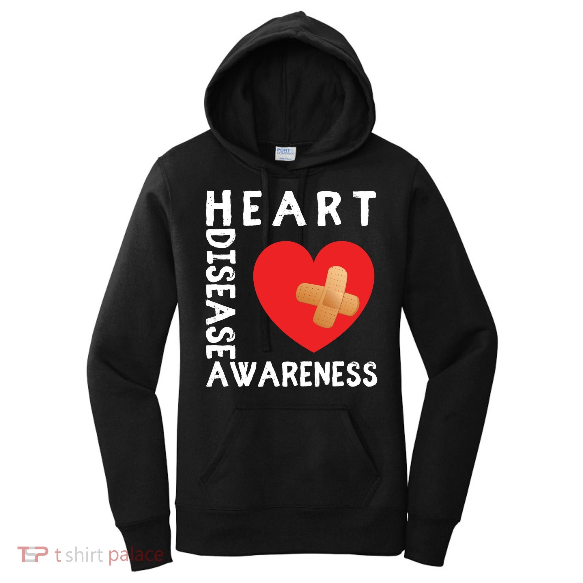 Heart Disease Awareness Month Chd Wear Red Day Gift Women's Hoodie