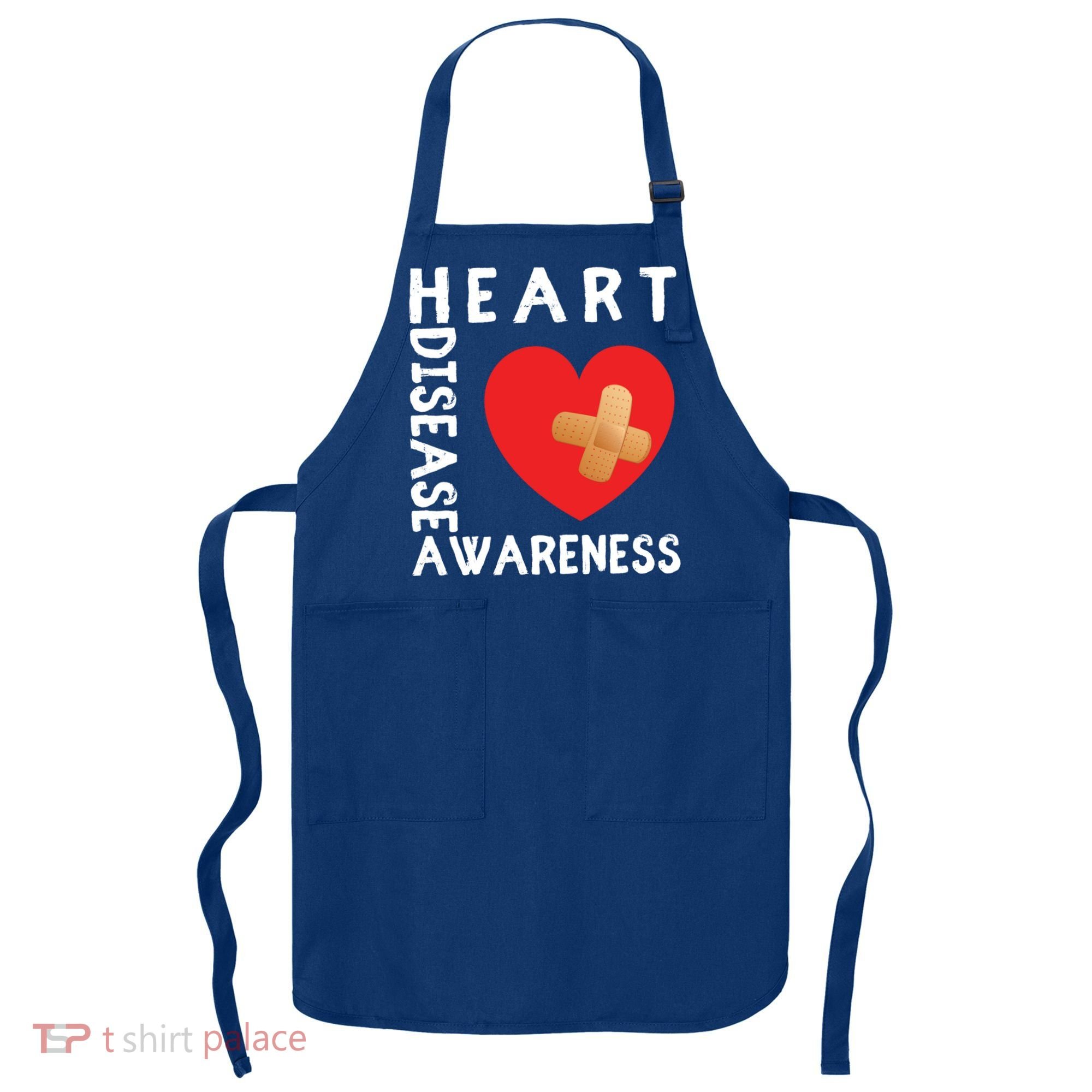 Heart Disease Awareness Month Chd Wear Red Day Gift Apron