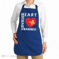 Heart Disease Awareness Month Chd Wear Red Day Gift Apron thumb 2