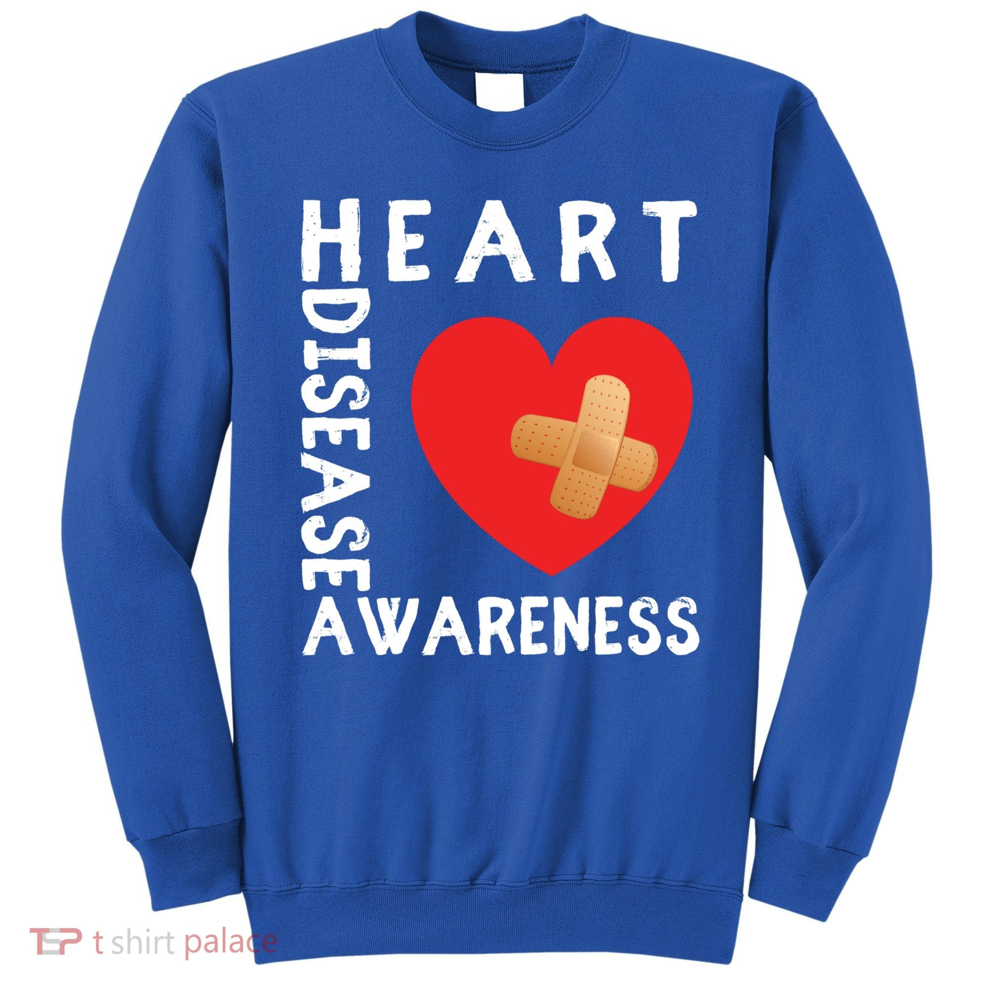 Heart Disease Awareness Month Chd Wear Red Day Gift Sweatshirt