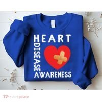 Heart Disease Awareness Month Chd Wear Red Day Gift Sweatshirt thumb 2