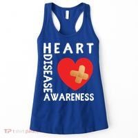 Heart Disease Awareness Month Chd Wear Red Day Gift Women's Tank Top thumb 0