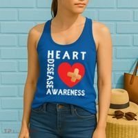 Heart Disease Awareness Month Chd Wear Red Day Gift Women's Tank Top thumb 2