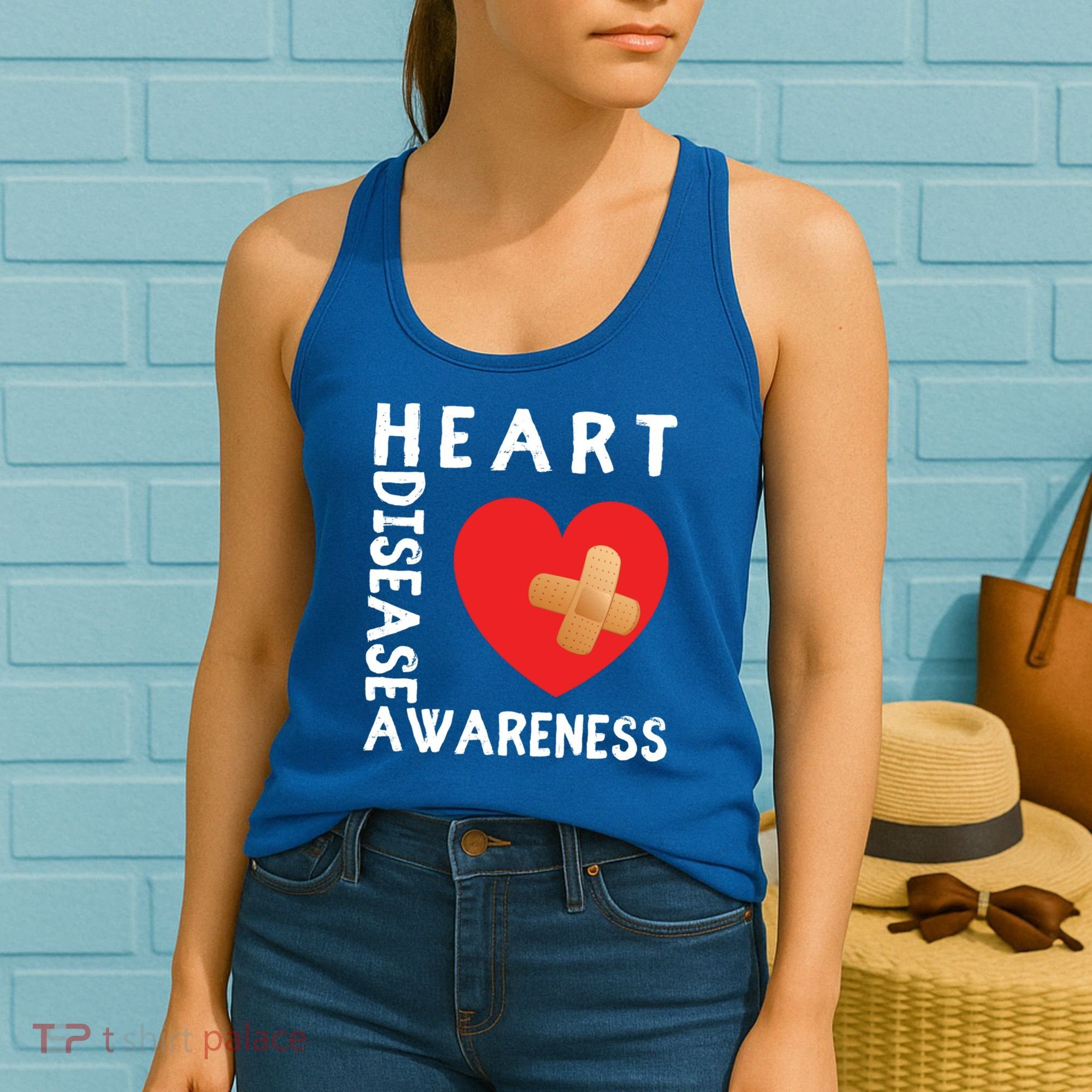 Heart Disease Awareness Month Chd Wear Red Day Gift Women's Tank Top