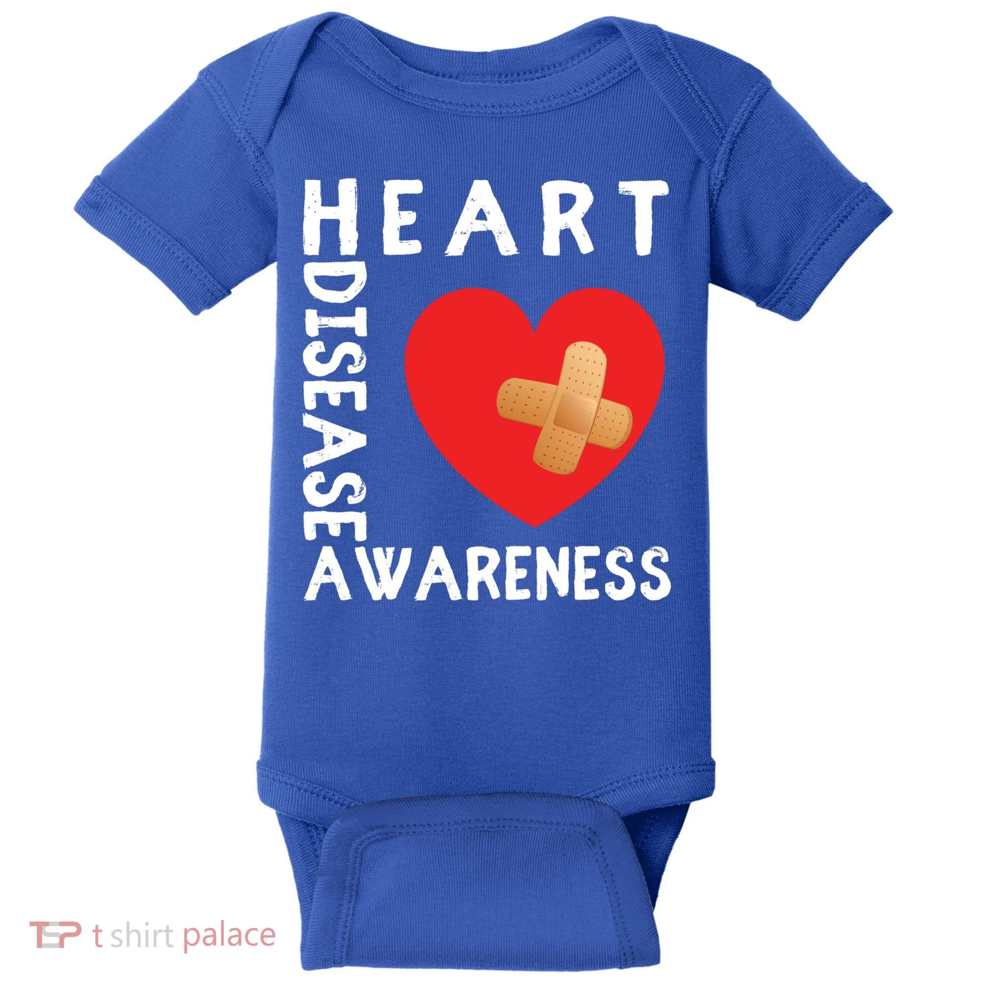 Heart Disease Awareness Month Chd Wear Red Day Gift Baby Bodysuit