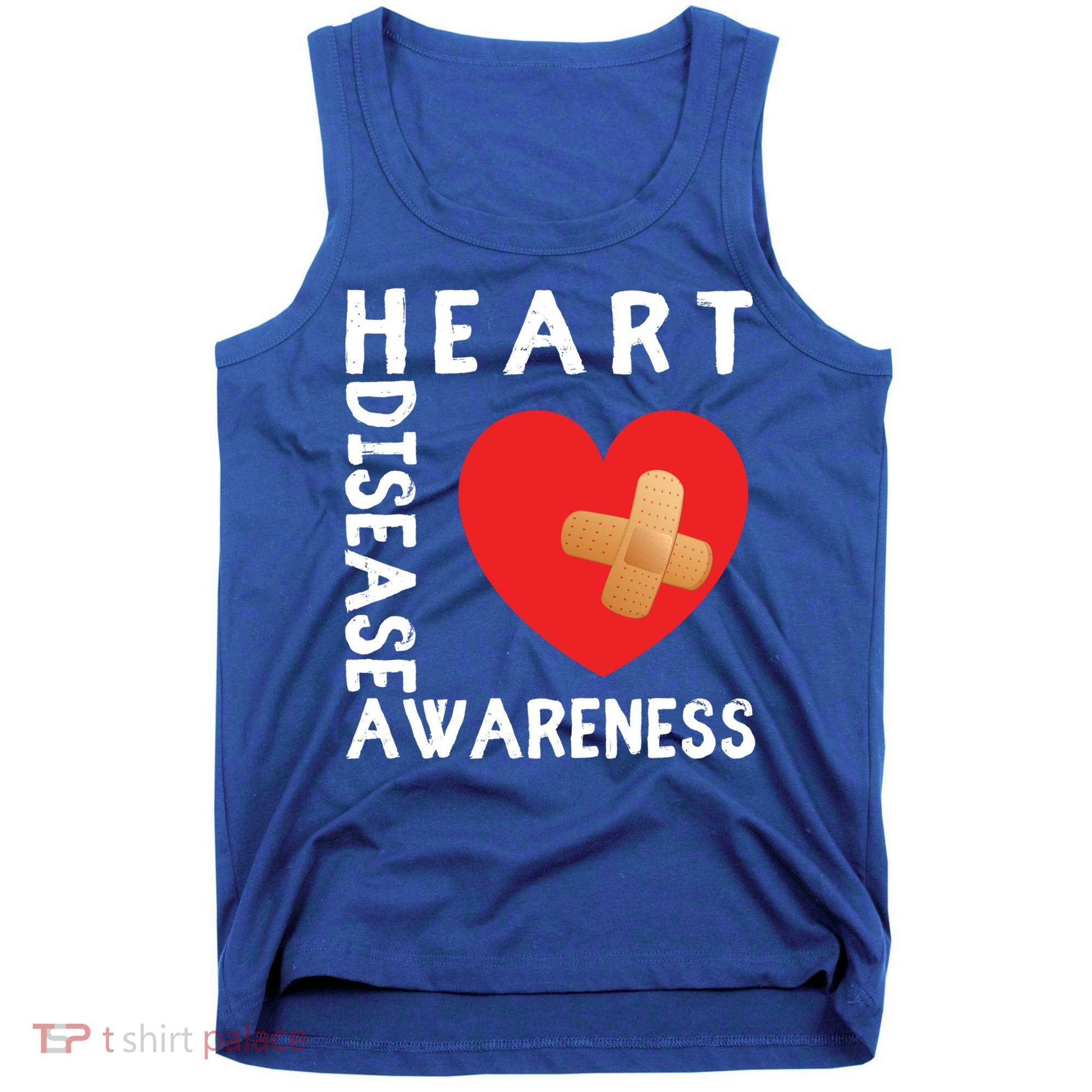 Heart Disease Awareness Month Chd Wear Red Day Gift Tank Top