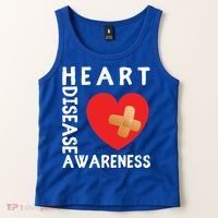 Heart Disease Awareness Month Chd Wear Red Day Gift Tank Top thumb 2