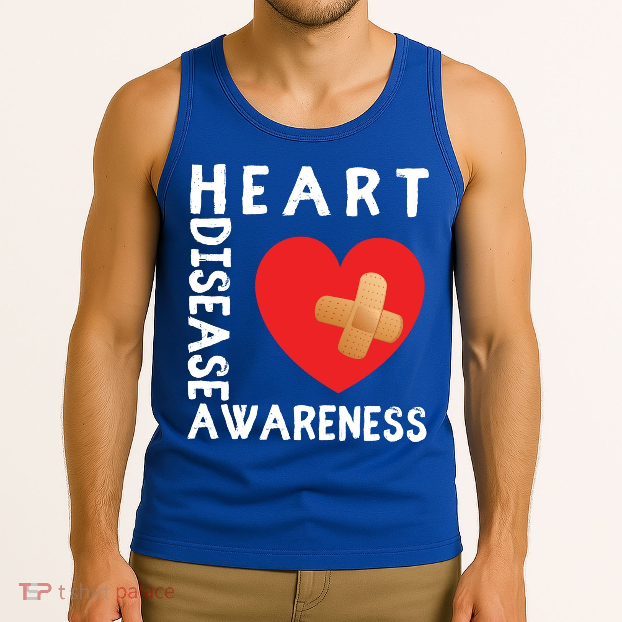Heart Disease Awareness Month Chd Wear Red Day Gift Tank Top