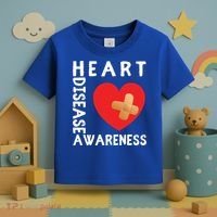 Heart Disease Awareness Month Chd Wear Red Day Gift Toddler T-Shirt thumb 3