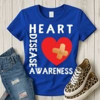 Heart Disease Awareness Month Chd Wear Red Day Gift Women's T-Shirt thumb 3