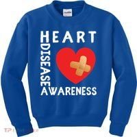 Heart Disease Awareness Month Chd Wear Red Day Gift Kids Sweatshirt thumb 0