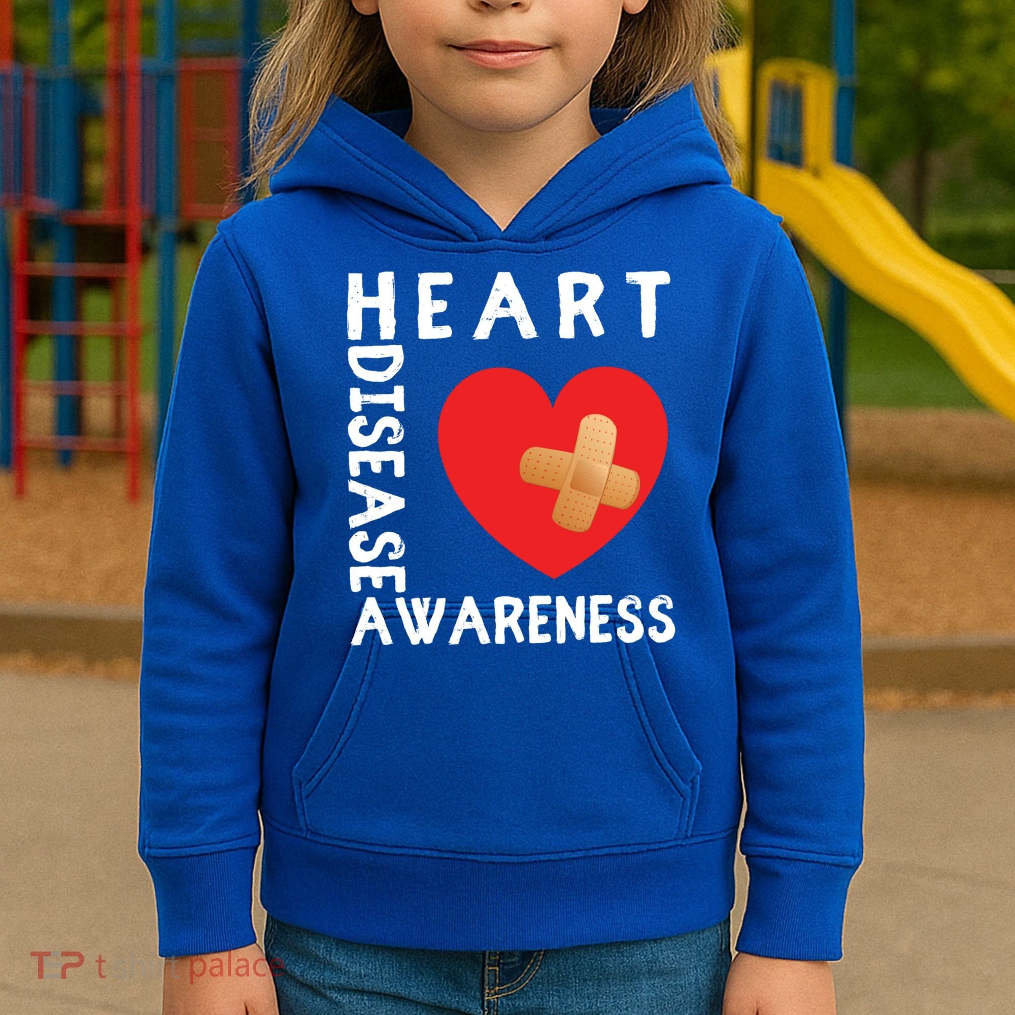 Heart Disease Awareness Month Chd Wear Red Day Gift Kids Hoodie