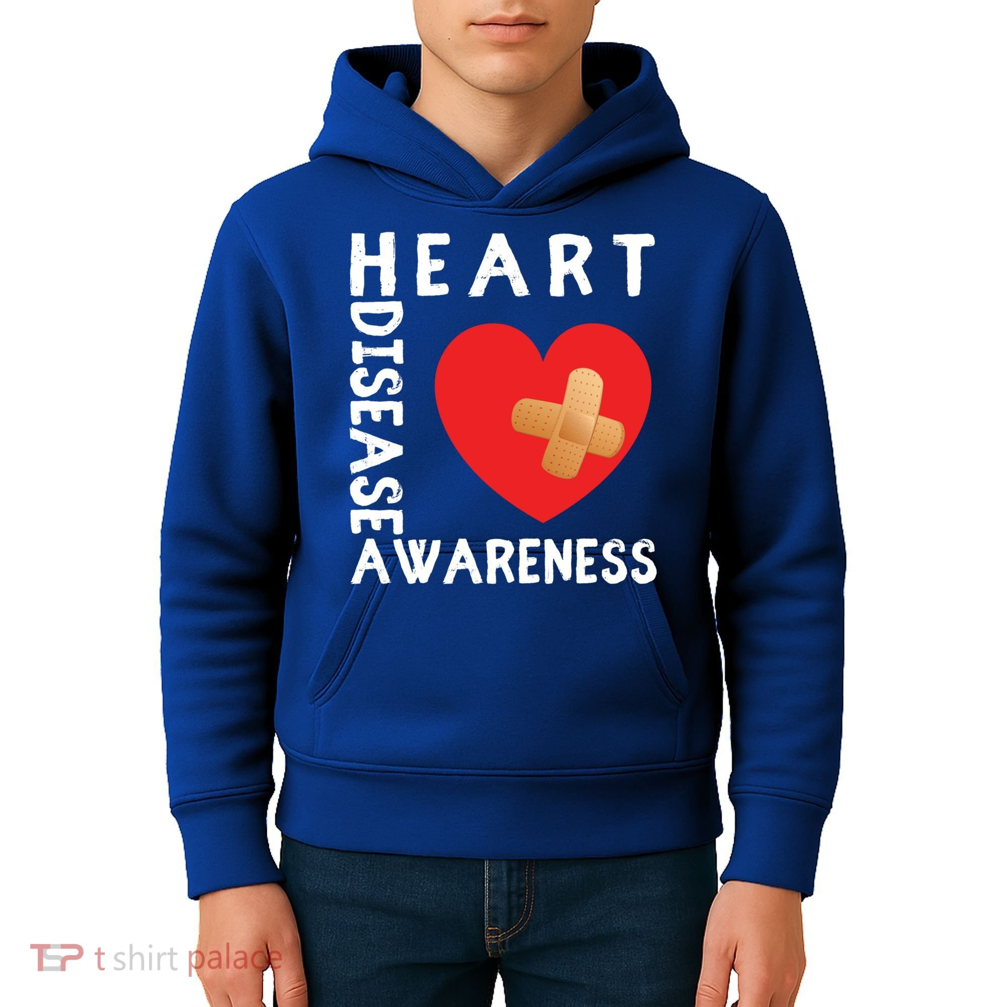 Heart Disease Awareness Month Chd Wear Red Day Gift Kids Hoodie