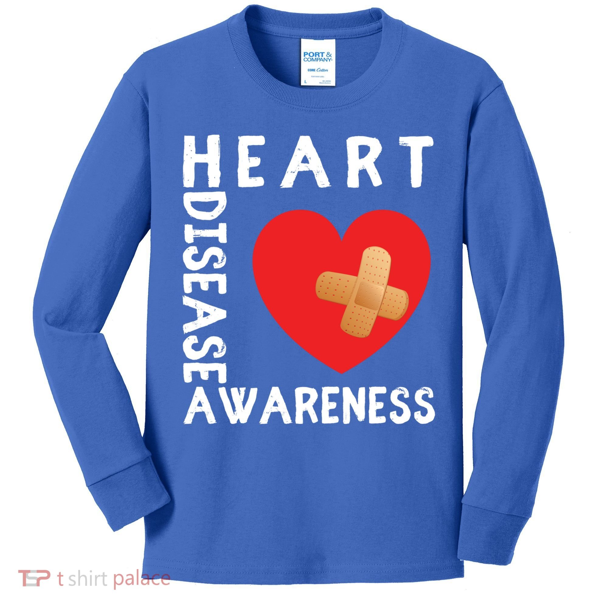 Heart Disease Awareness Month Chd Wear Red Day Gift Kids Long Sleeve Shirt