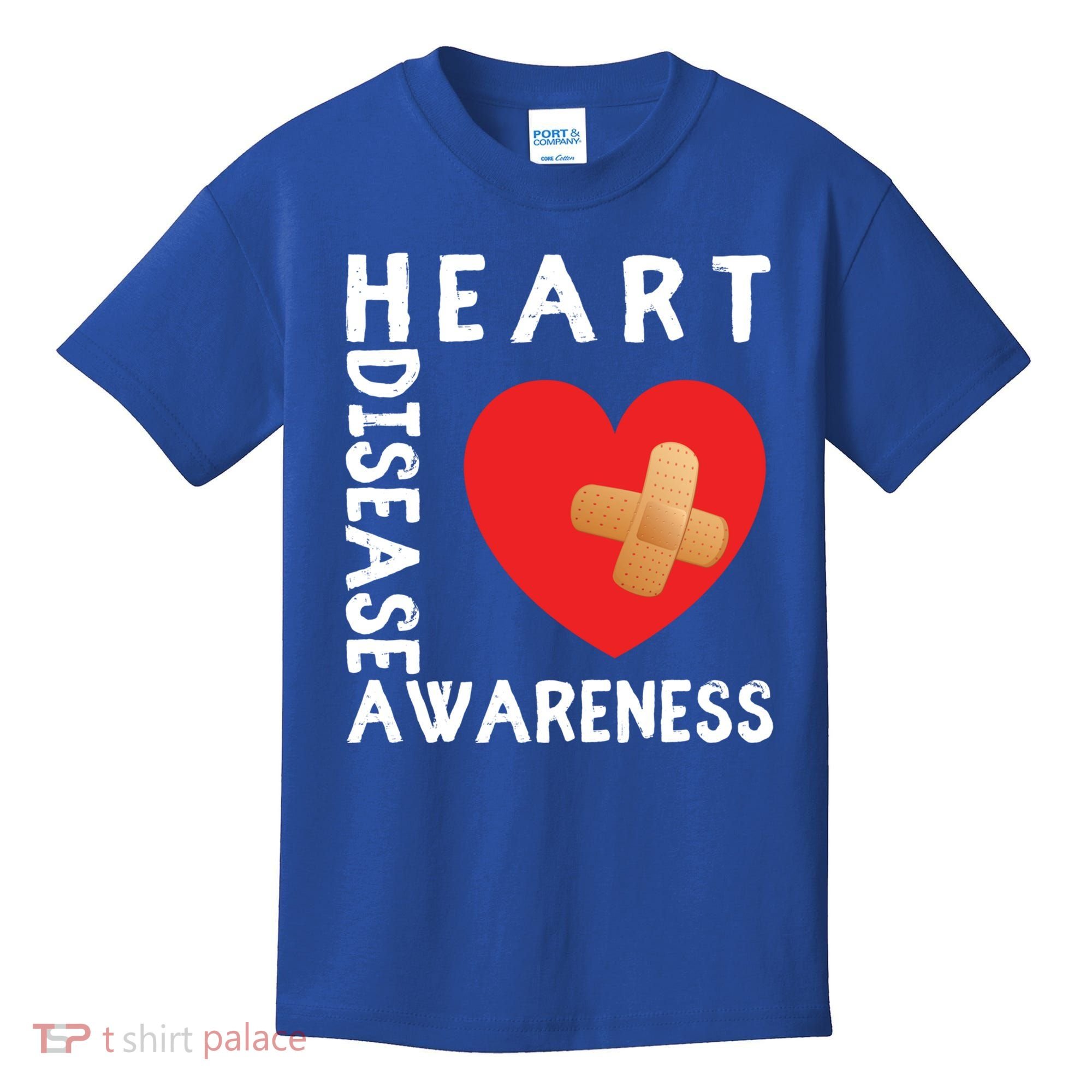 Heart Disease Awareness Month Chd Wear Red Day Gift Kids T-Shirt