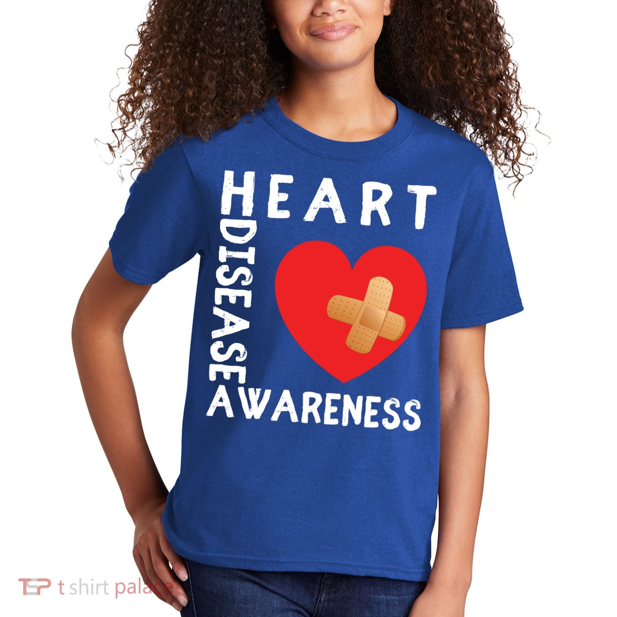 Heart Disease Awareness Month Chd Wear Red Day Gift Kids T-Shirt