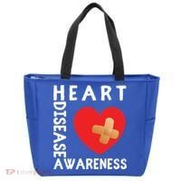 Heart Disease Awareness Month Chd Wear Red Day Gift Tote Bag thumb 0