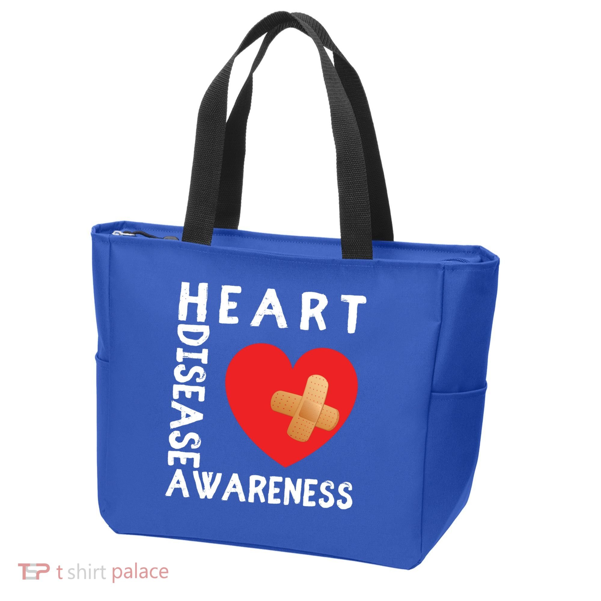 Heart Disease Awareness Month Chd Wear Red Day Gift Tote Bag