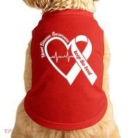 Heart Disease Awareness Keep The Beat Doggie Tank thumb 0