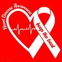Heart Disease Awareness Keep The Beat Doggie Tank thumb 4
