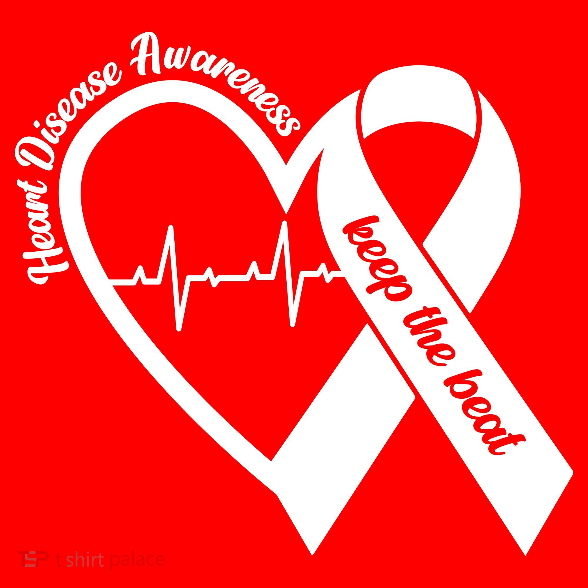 Heart Disease Awareness Keep The Beat Long Sleeve Shirt