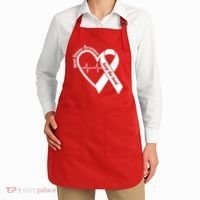 Heart Disease Awareness Keep The Beat Apron thumb 2