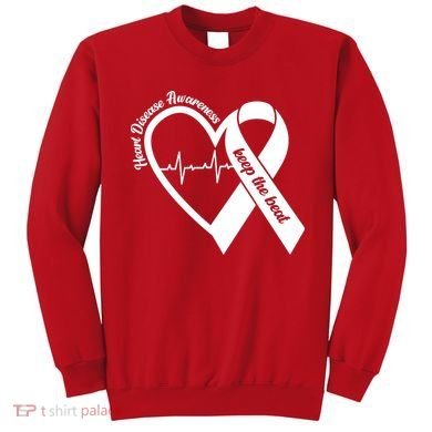 Heart Disease Awareness Keep The Beat Sweatshirt