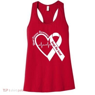 Heart Disease Awareness Keep The Beat Women's Tank Top