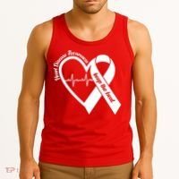 Heart Disease Awareness Keep The Beat Tank Top thumb 3