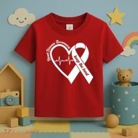 Heart Disease Awareness Keep The Beat Toddler T-Shirt thumb 3