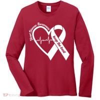 Heart Disease Awareness Keep The Beat Women's Long Sleeve Shirt thumb 0