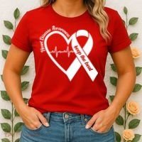 Heart Disease Awareness Keep The Beat Women's T-Shirt thumb 2