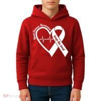 Heart Disease Awareness Keep The Beat Kids Hoodie thumb 4