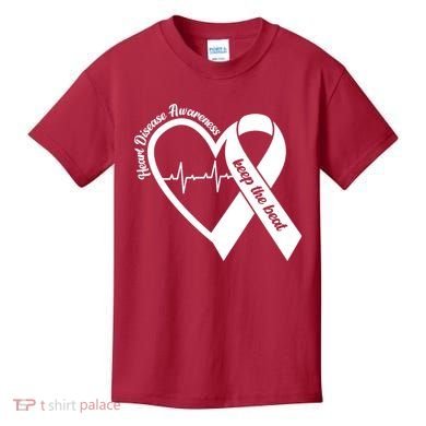 Heart Disease Awareness Keep The Beat Kids T-Shirt