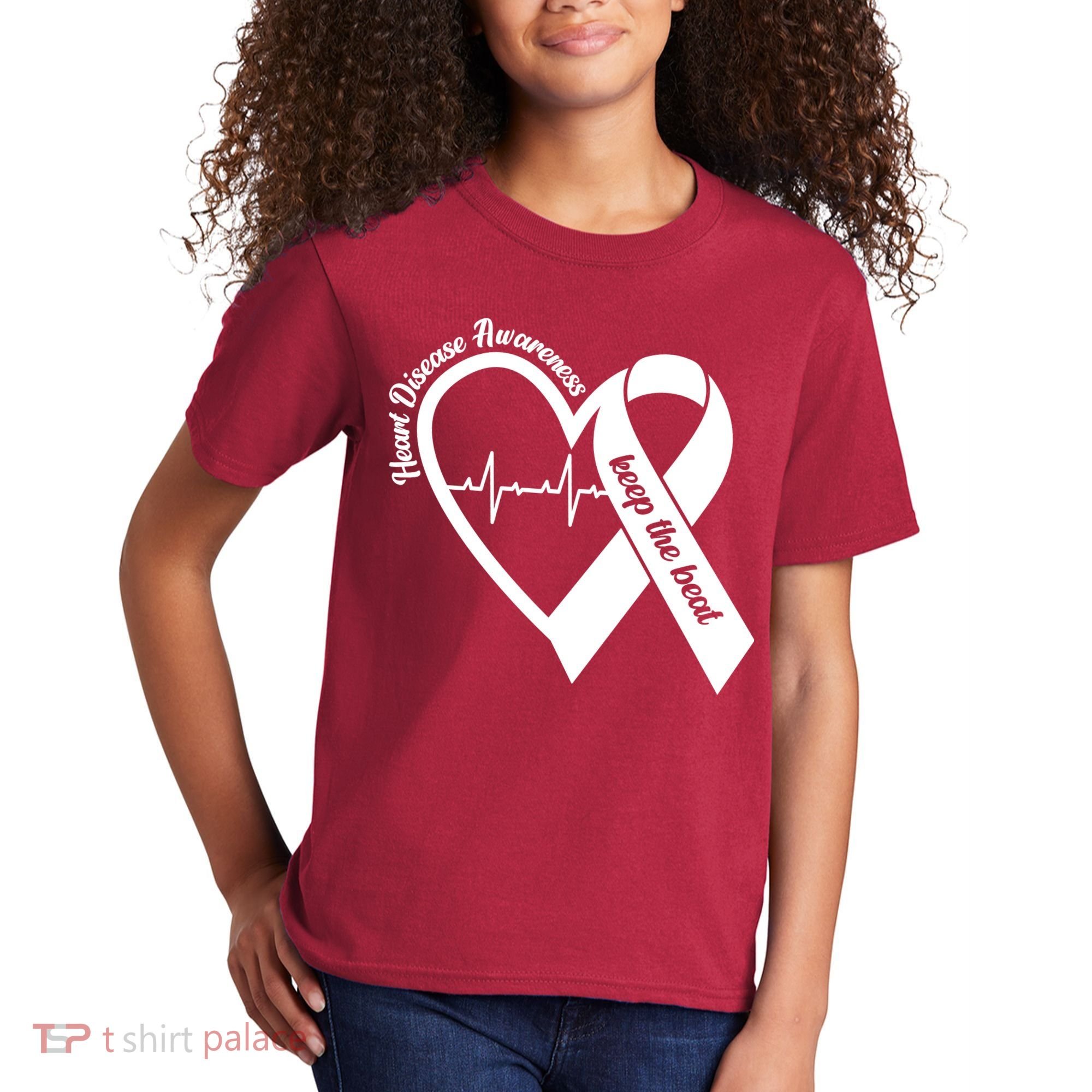 Heart Disease Awareness Keep The Beat Kids T-Shirt