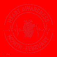 Heart Disease Awareness Month February Squad Chd Awareness Santa Hat thumb 1