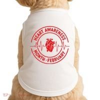 Heart Disease Awareness Month February Squad Chd Awareness Doggie Tank thumb 0