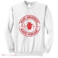 Heart Disease Awareness Month February Squad Chd Awareness Sweatshirt thumb 0